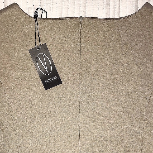 Vertigo Colorblock Ponte Short Sleeve Dress - Picture 6 of 7